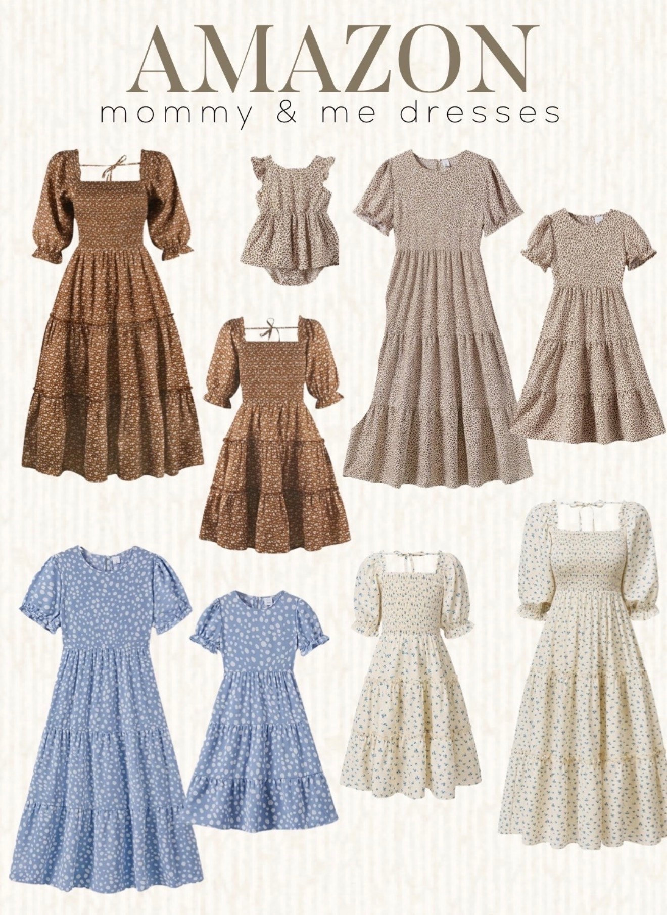 Mommy and me dresses 🌸 

Amazon find. Matching dresses. Family outfits  

#LTKootd #LTKMidsize #LTKmomlife