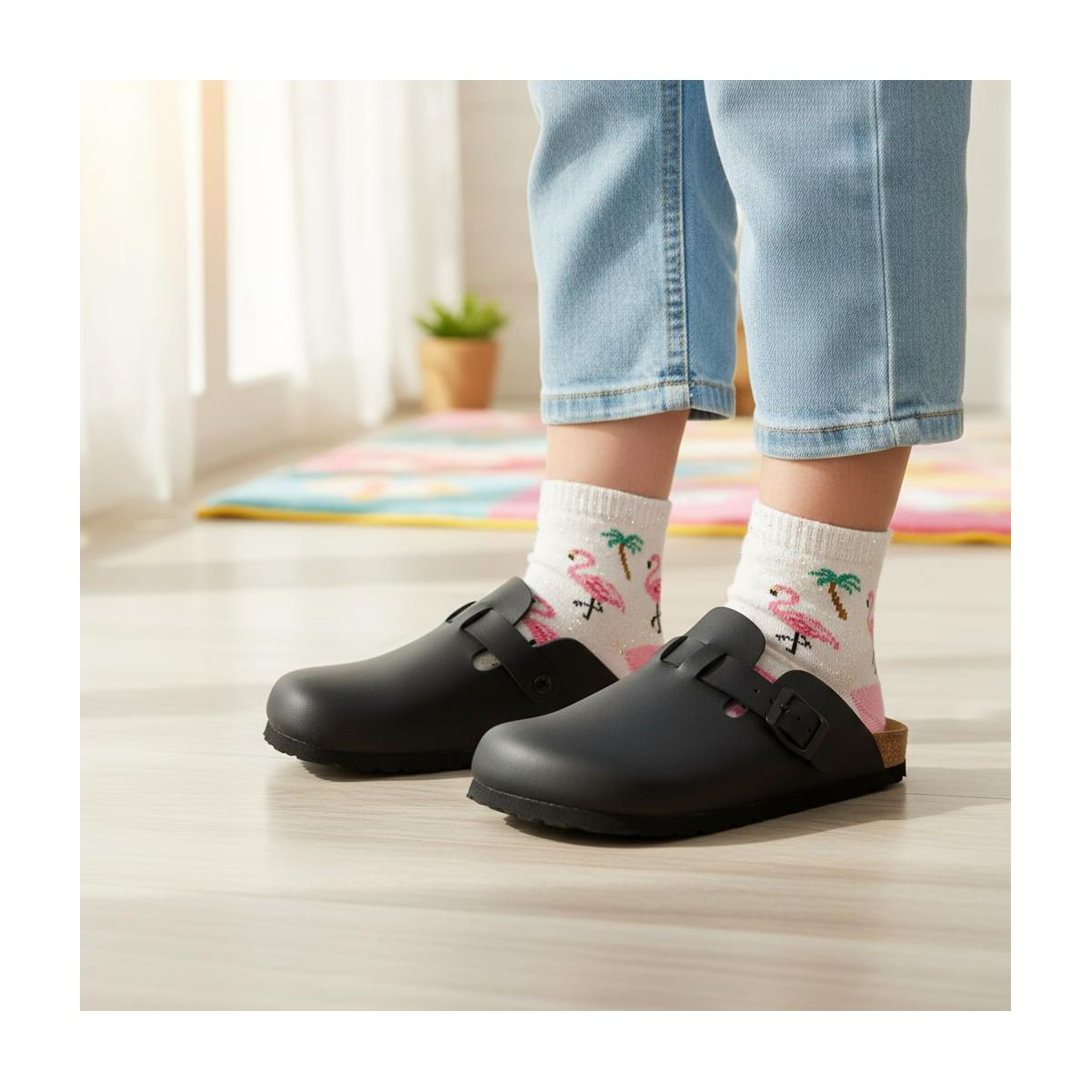 CUSHIONAIRE Hana Kids Clogs Slip On Potato Shoes or Boys and Girls with Adjustable Buckle & Cork ... | Target