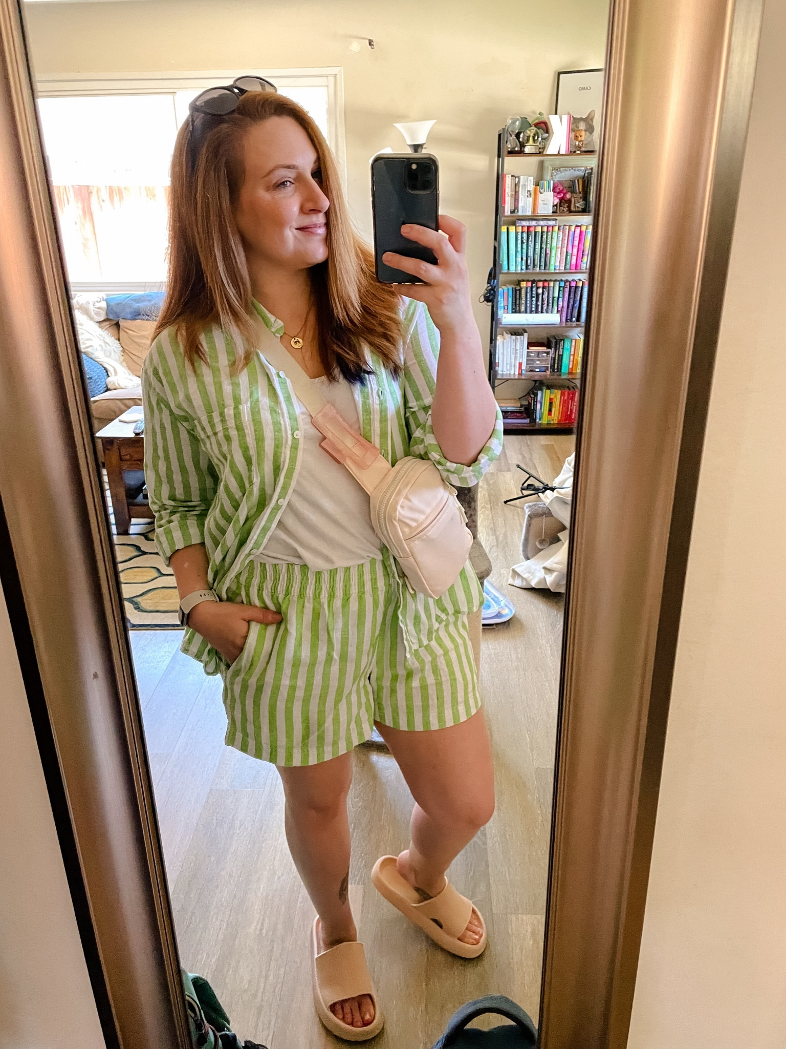 The perfect poolside set 😎

This lightweight linen set is comfy, breathable, and and colorful. What more could you want? 

Wearing size large.



#LTKMidsize #LTKFindsUnder50 #LTKSummerSales