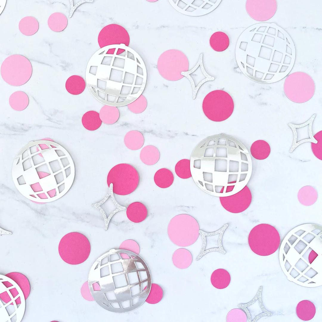 Disco Party Confetti, Disco Decorations, Disco Bach Party, Disco Birthday, Girl Birthday Party, L... | Etsy (US)