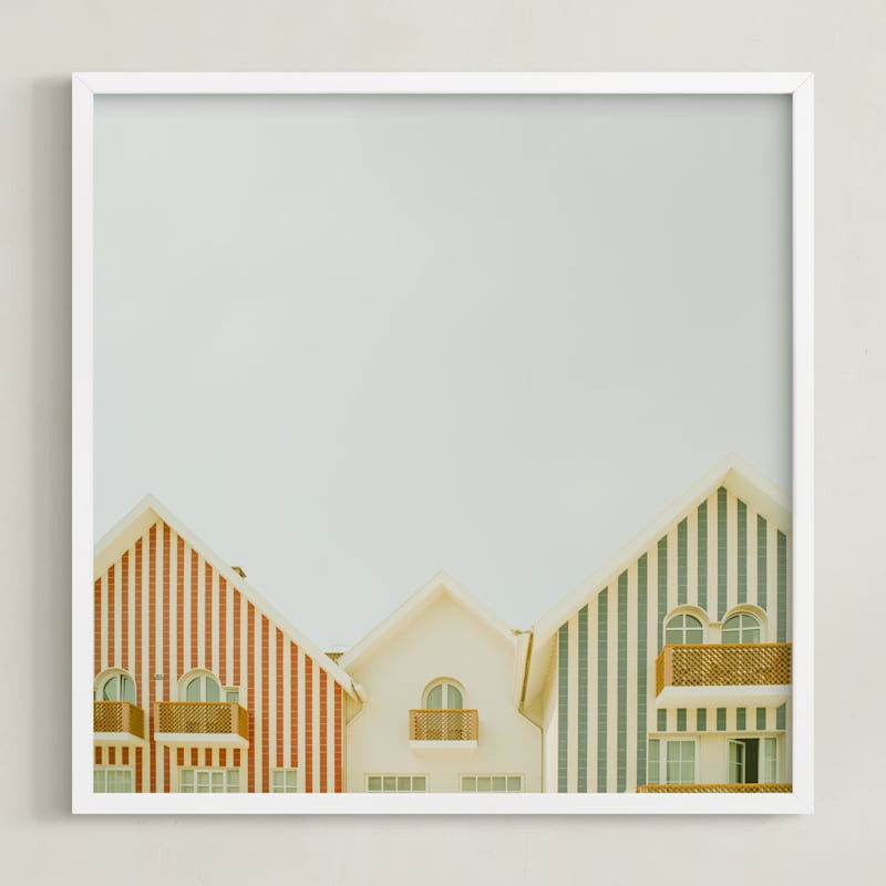 Striped houses | Minted