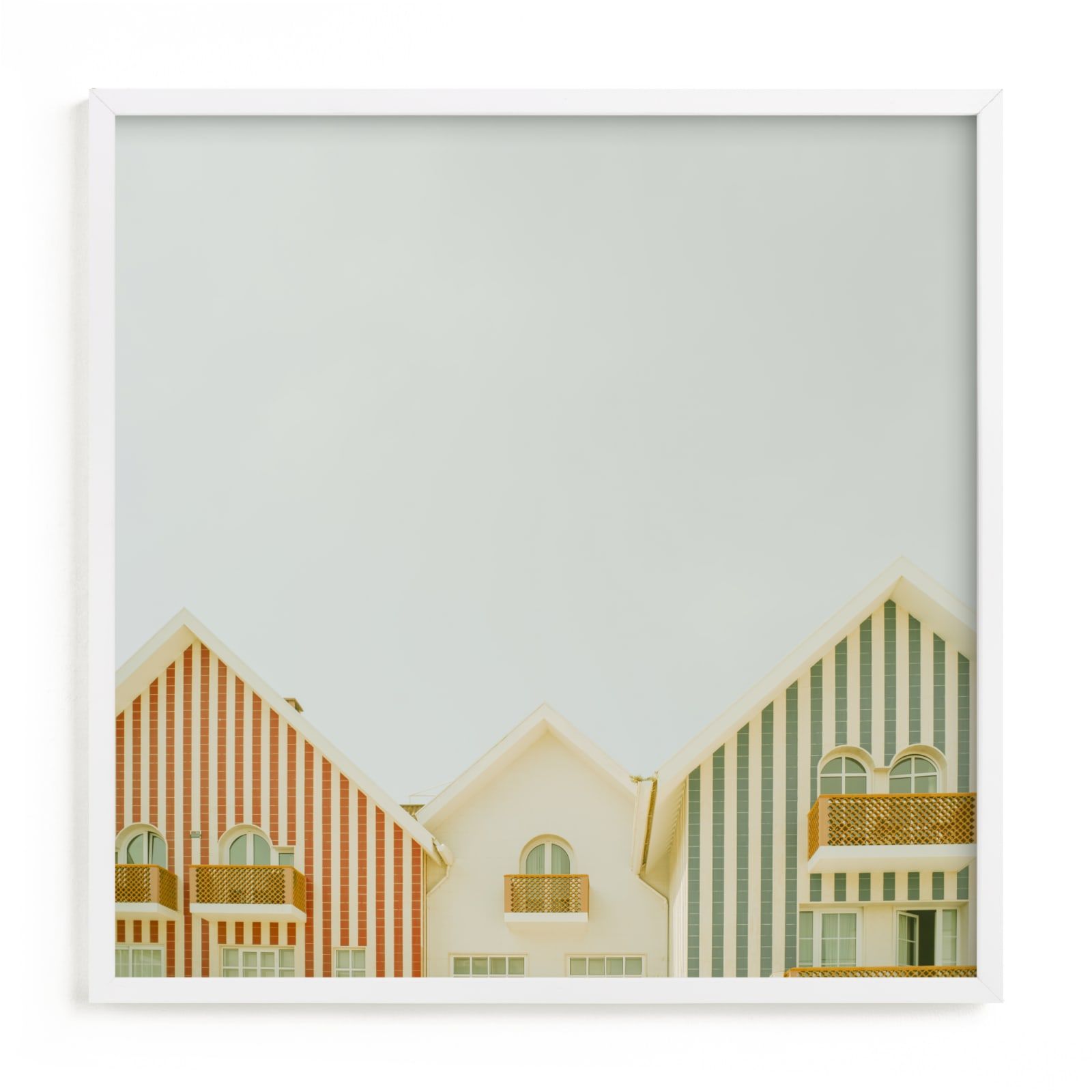 Striped houses | Minted