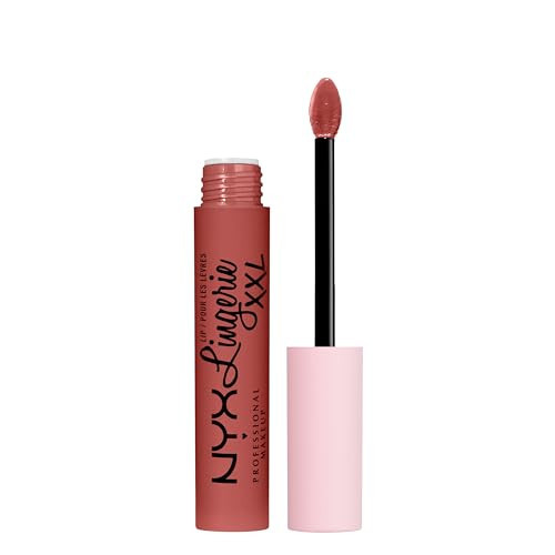 NYX PROFESSIONAL MAKEUP Lip Lingerie XXL Matte Liquid Lipstick - Warm Up (Red Rose) | Amazon (US)