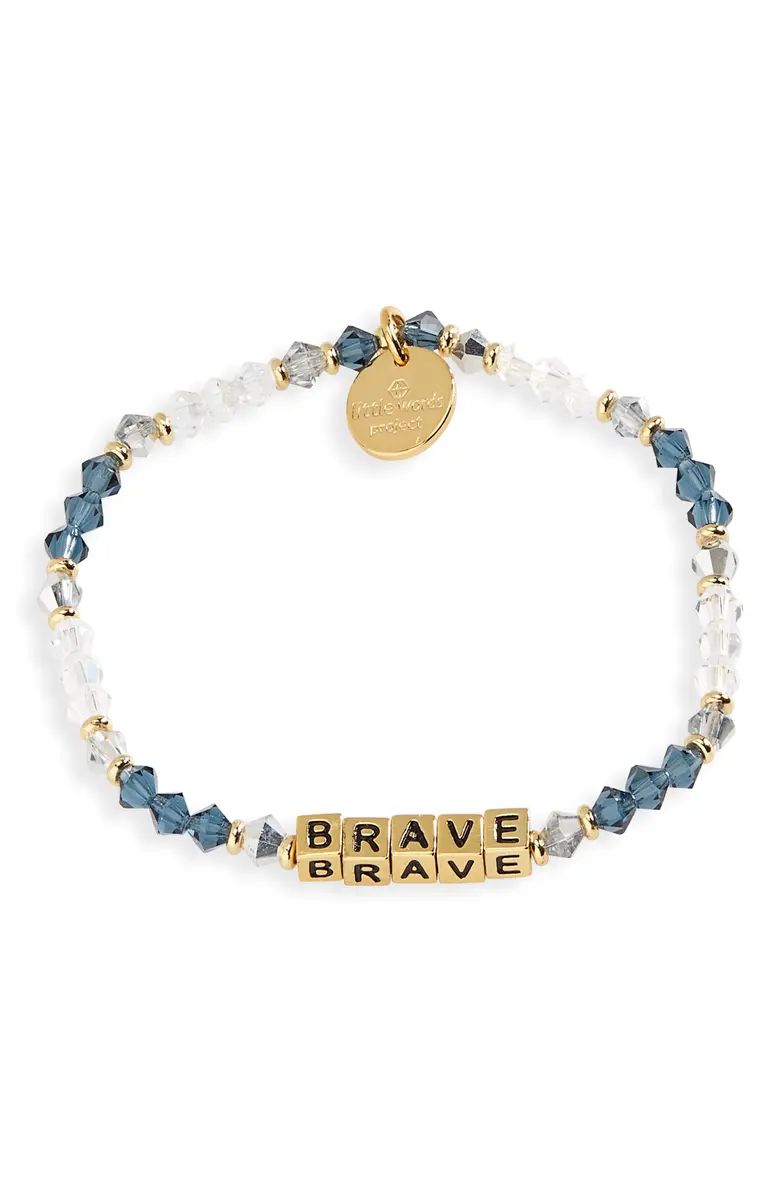 Brave Beaded Stretch Bracelet | Nordstrom