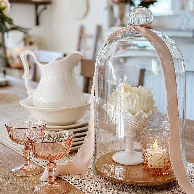 Glass Bell Jar Cloche 16 Inch | Antique Farm House