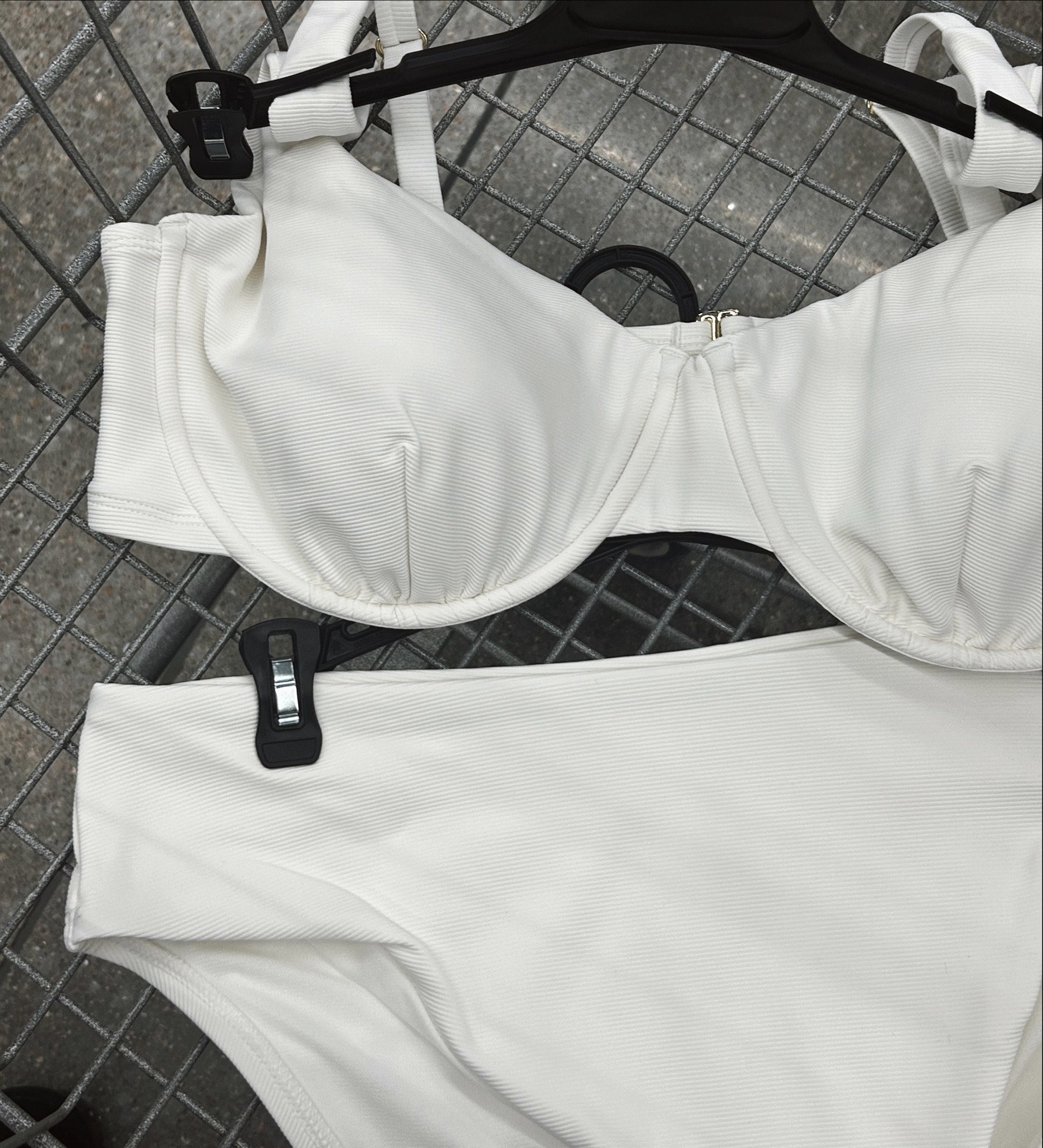 White bikini set of my dreams 🤍✨ Found this under-$50 two-piece at Walmart in store and I’m obsessed. The fit is so flattering, the white is crisp (not see-through 🙌), and it gives that clean, elevated look that’s perfect for brides-to-be, bachelorettes, honeymoons, or anyone building a chic capsule wardrobe.

It’s giving luxury minimalism without the luxury price tag 🤍 Such a staple for beach days, poolside lounging, or styled under linen for that effortless coastal vibe.

#LTKunder50 #WalmartFinds #WhiteBikini #BridalSwim #BrideToBeStyle #CapsuleWardrobe #ElevatedBasics #AffordableStyle #SummerSwim #BeachVacationStyle #walmart #LTKBRIDE

#LTKWedding #LTKTravel #LTKMidsize
