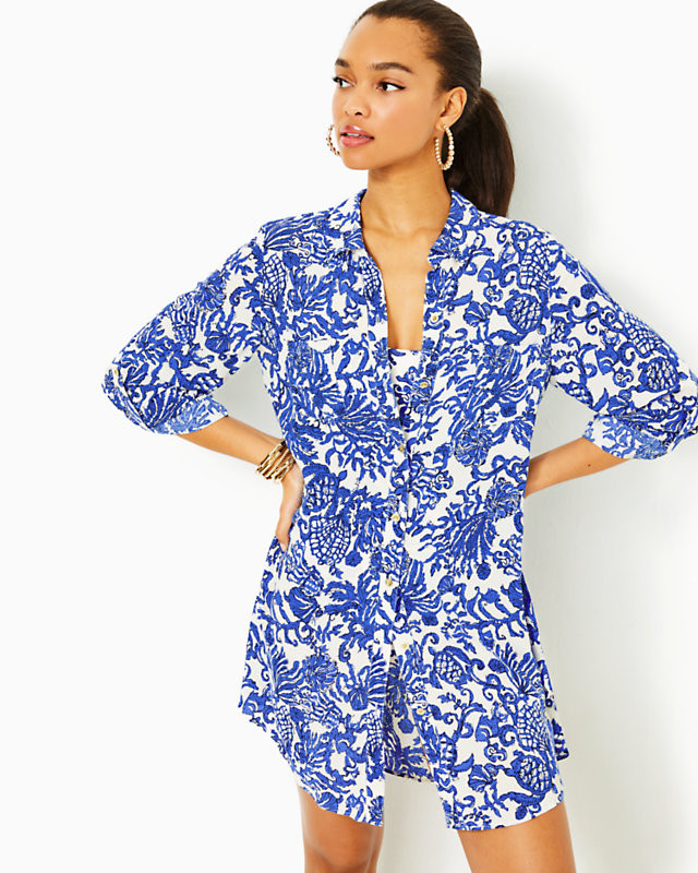 Natalie Shirtdress Cover-Up | Lilly Pulitzer