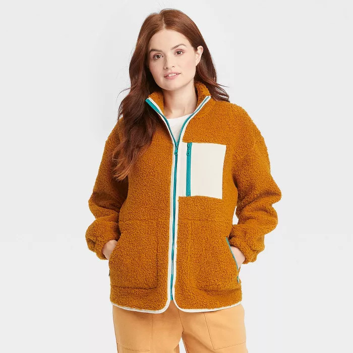 Women's Sherpa Jacket - Universal Thread™ | Target