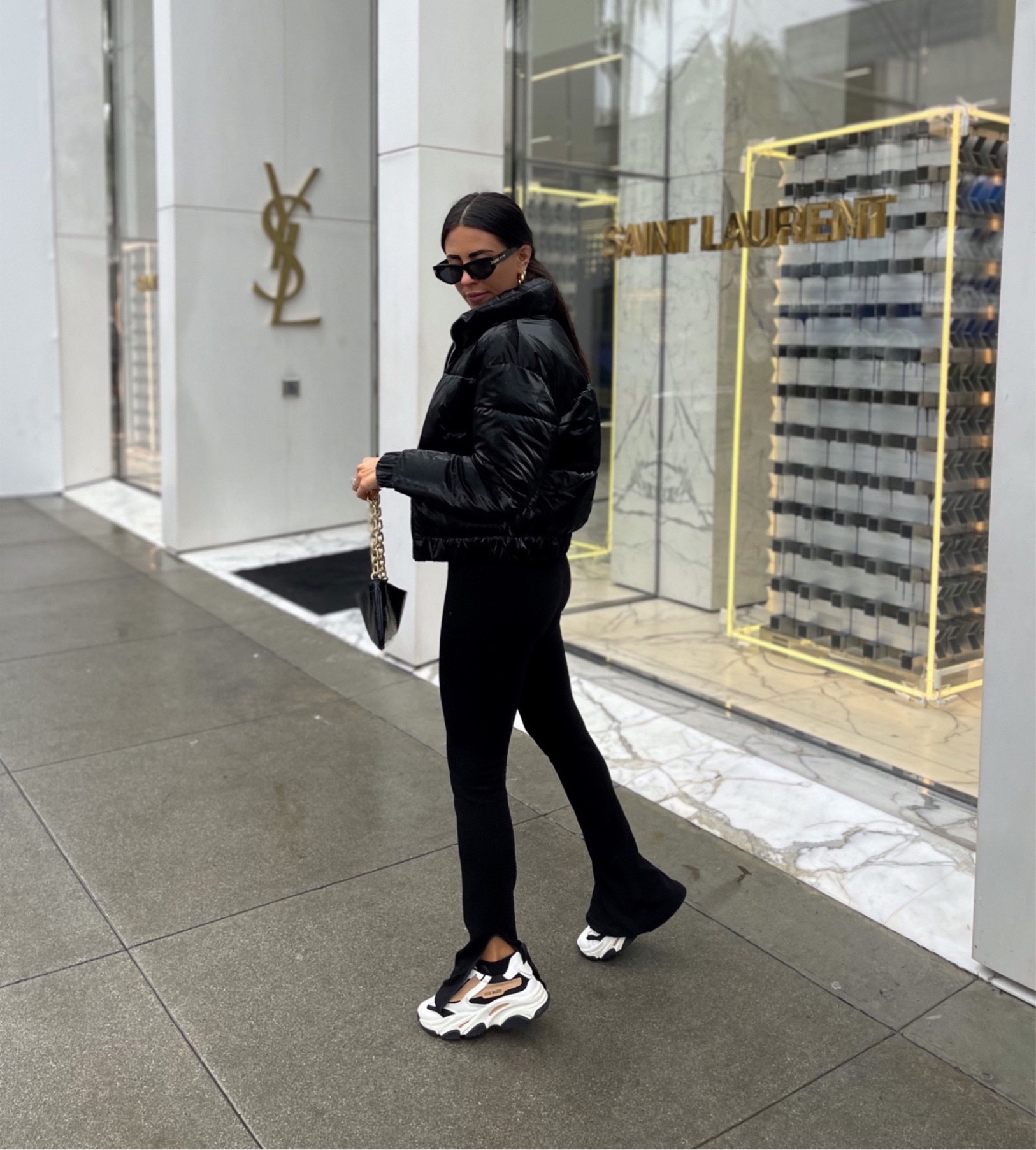 Casual edgy street style outfit — perfect for running errands (wearing size small) 

#LTKstyletip #LTKshoecrush #LTKunder100