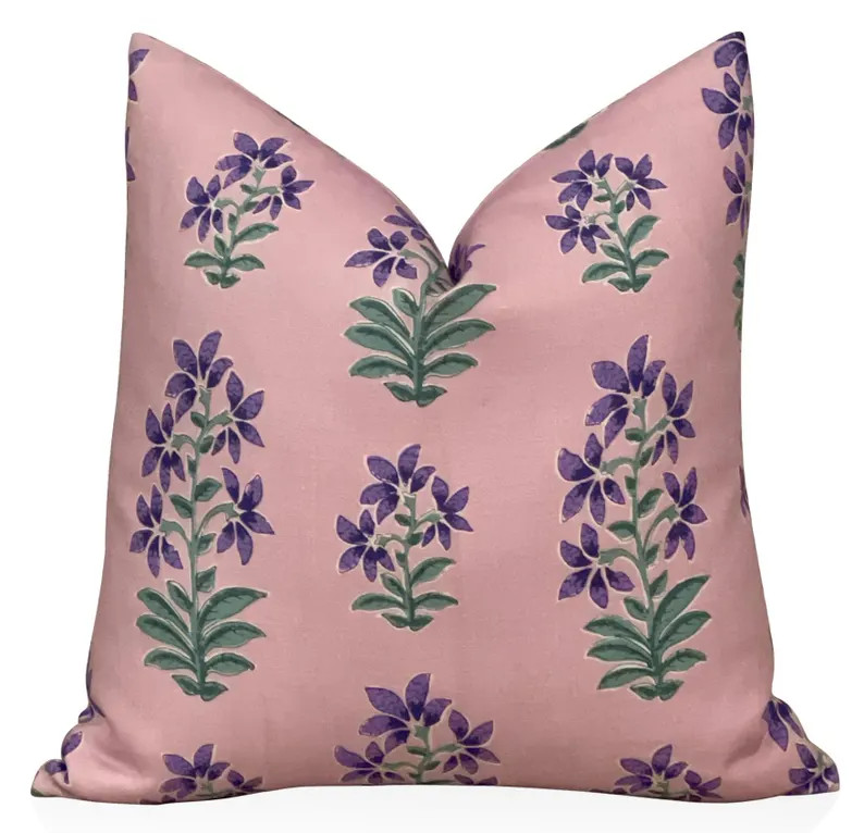 Peter Dunham Shani Pillow Cover in Pink /Purple, Decorative Throw Pillow | Etsy (Global)