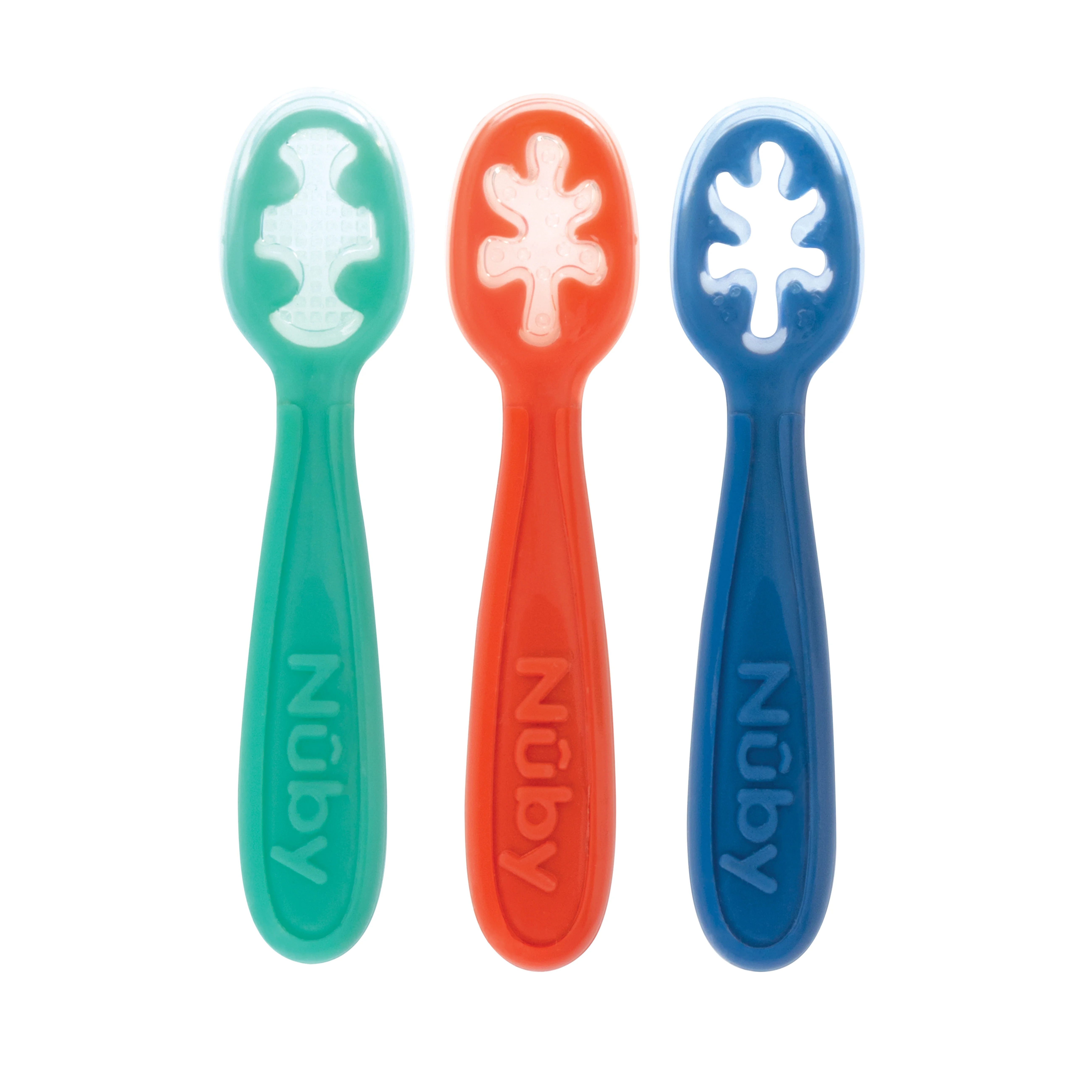Nuby Baby's First Spoons Feeding Utensils for Babies, 3 Count | Walmart (US)