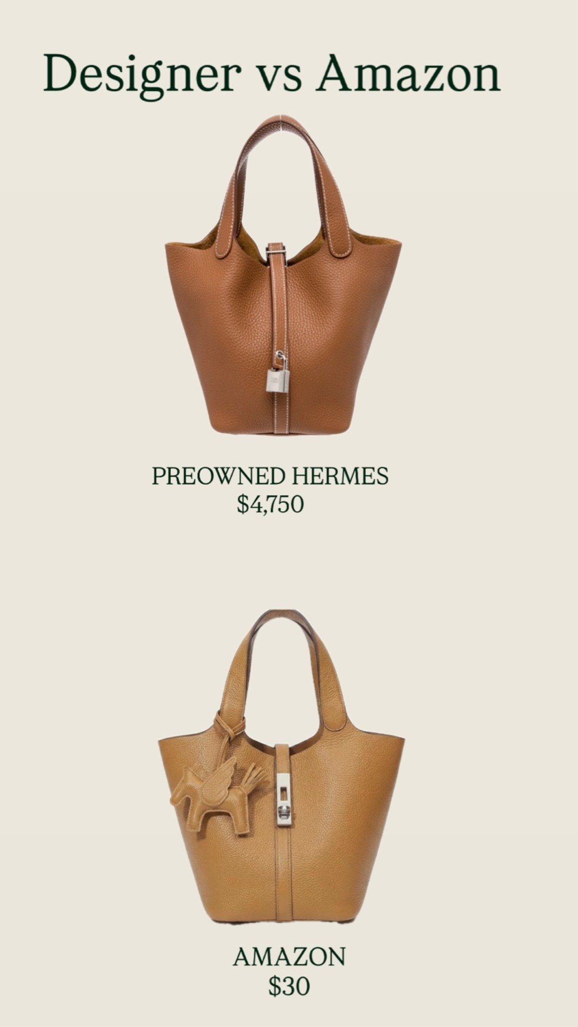 The bag that’s breaking the internet for $30. If you know, you know. 👜

amazon bag designer bag, dupe hermes inspired bucket bag tote bag, amazon fashion designer vs amazon affordable luxury it bag, summer bag

#LTKootd #LTKTravel #LTKmomlife
