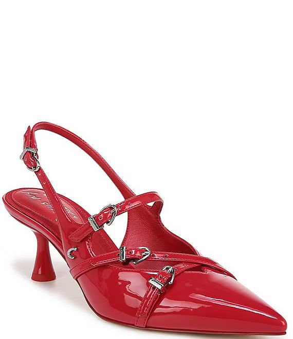 Circus NY by Sam Edelman Fraya Patent Buckled Slingback Pumps | Dillard's | Dillard's