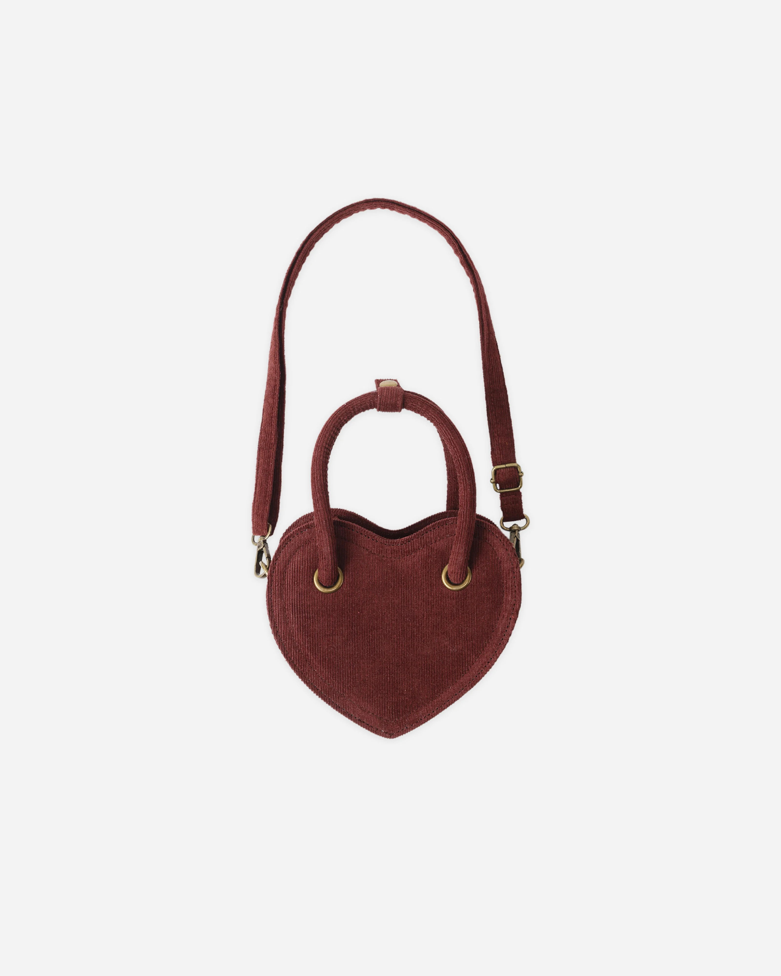 Heart Purse || Burgundy | Rylee + Cru