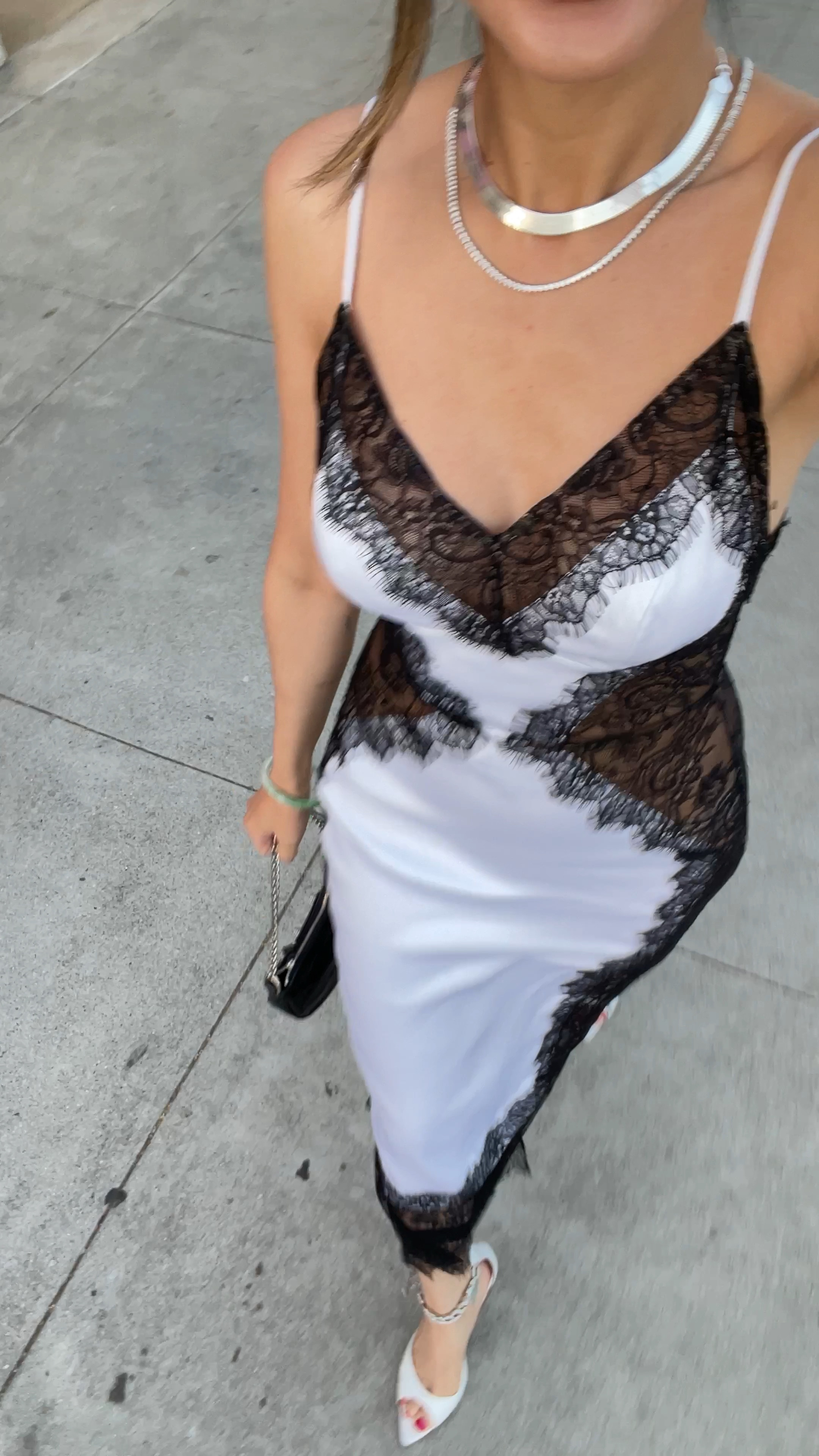 Date night outfit  🖤 This lace dress is so stunning! Love the lace placement. Would be perfect for a bride, wedding festivities, date night or vacation dress. 

White dress, white and black dress, lace dress, summer dress, weddings dress, bridal dress, bachelorette dress, The Stylizt 



#LTKStyleTip #LTKParties #LTKWedding