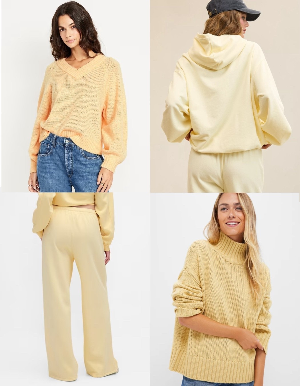 New Arrivals: All things yellow in new arrivals - Tuckernuck Straw Yellow Hannah Wool Blend Mock neck Turtleneck Sweater, Gap VintageSoft Baggy Wide-Leg Sweatpant (50% off), Old Navy Cozy Cropped V-Neck Sweater in Butter yellow, Aerie Jet Setter Hoodie in Cozy Yellow #yellow #newarrivals #aerie #gap #oldnavy #over40style #over30style #over50style #cozytraveloutfits - Cozy travel essentials

#LTKActive #LTKFindsUnder50 #LTKTravel