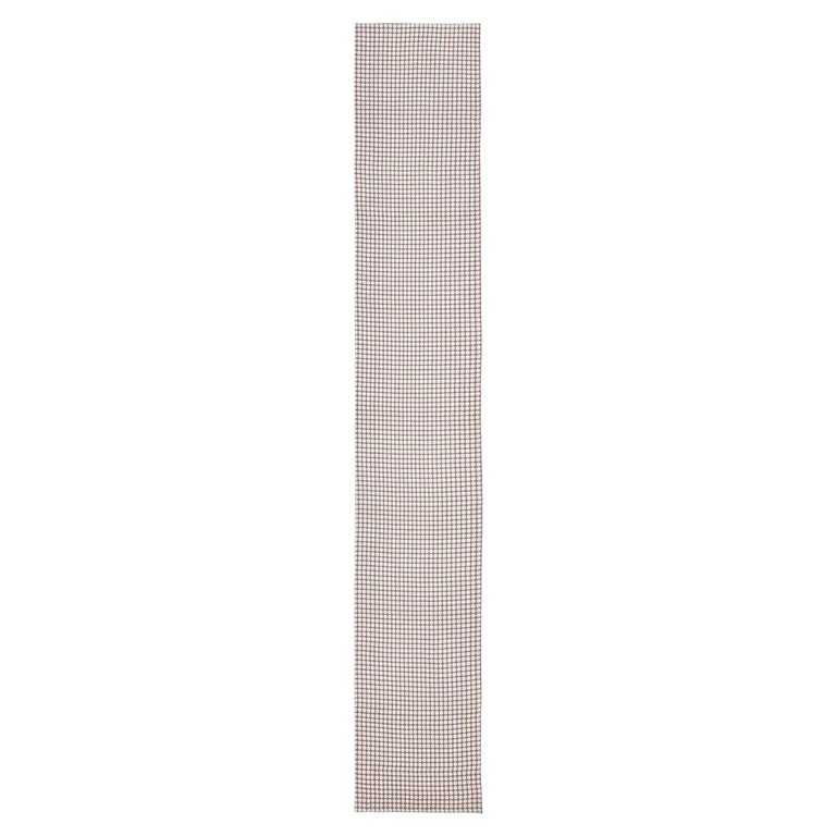 My Texas House Faye Cotton Rich Grid 14" x 90" Table Runner, Pink | Walmart (US)