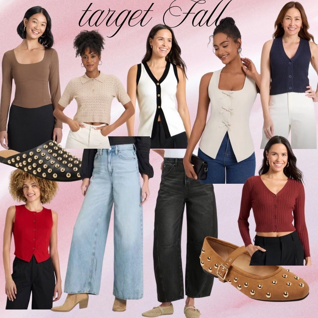Target fall styles. Save 20% the next two days! #target #targetstyle #sweatervest #barreljeans #shoes #targetfind 

#LTKFindsUnder50 #LTKStyleTip #LTKFallSale