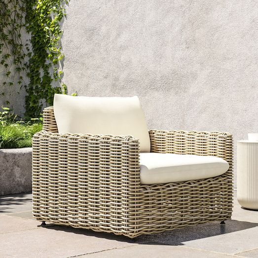 Westport Wicker Outdoor Lounge Chair | West Elm (US)