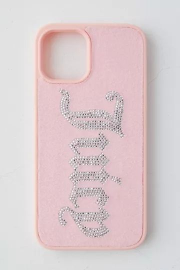 Juicy Couture UO Exclusive Bling Velvet iPhone Case | Urban Outfitters (US and RoW)