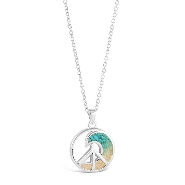 Peaceful Shores Necklace - Turquoise Gradient | Dune Jewelry