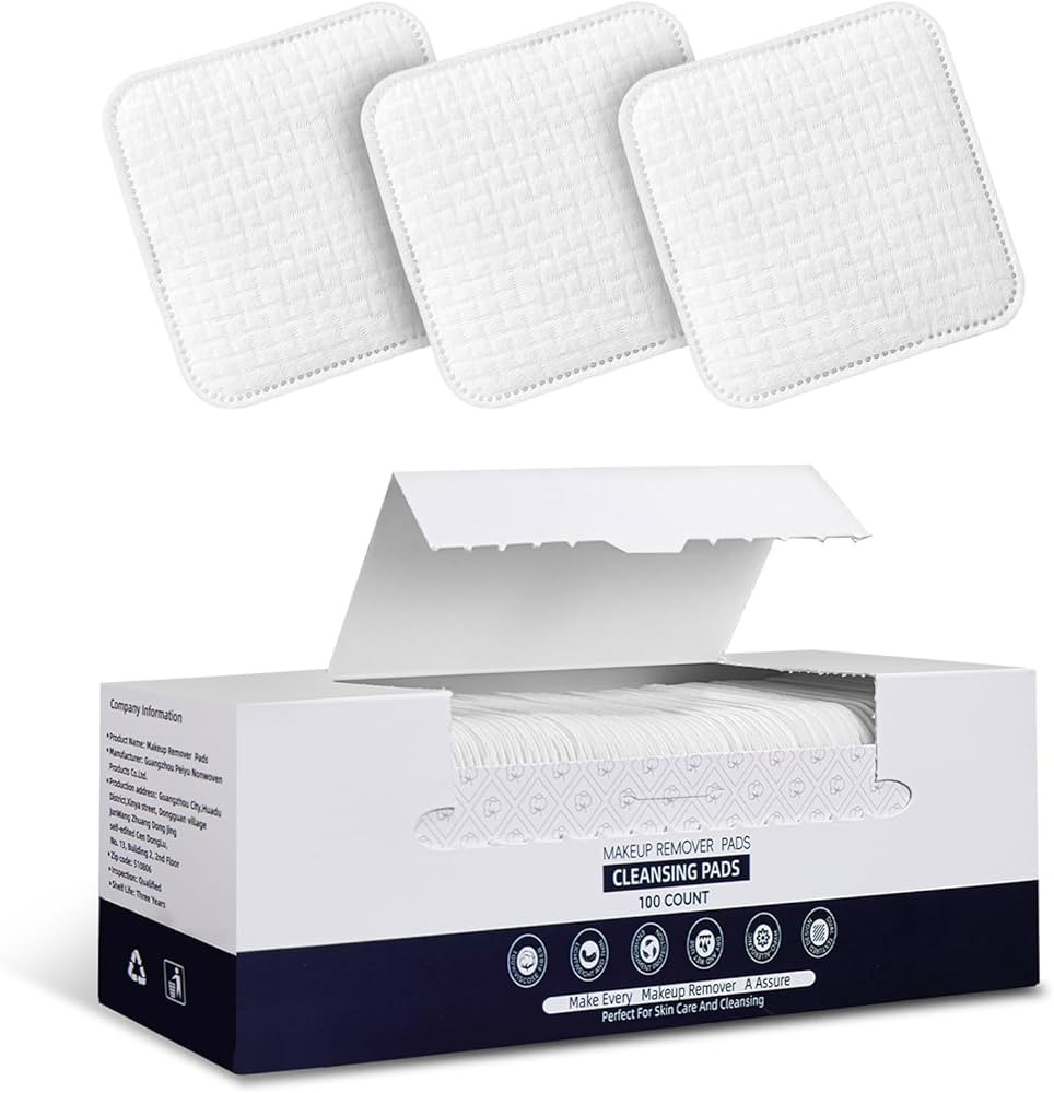 Premium Natural Pure Cotton Pads(100 Count),Soft & Lint-Free Upgraded Edge Stitching Design Cotto... | Amazon (US)