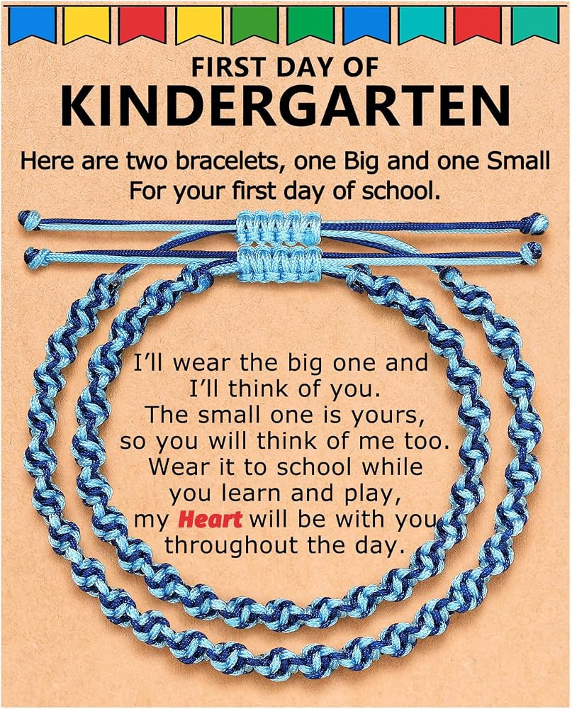 First Day of Kindergarten/Preschool Bracelet Mommy and Me | Amazon (US)