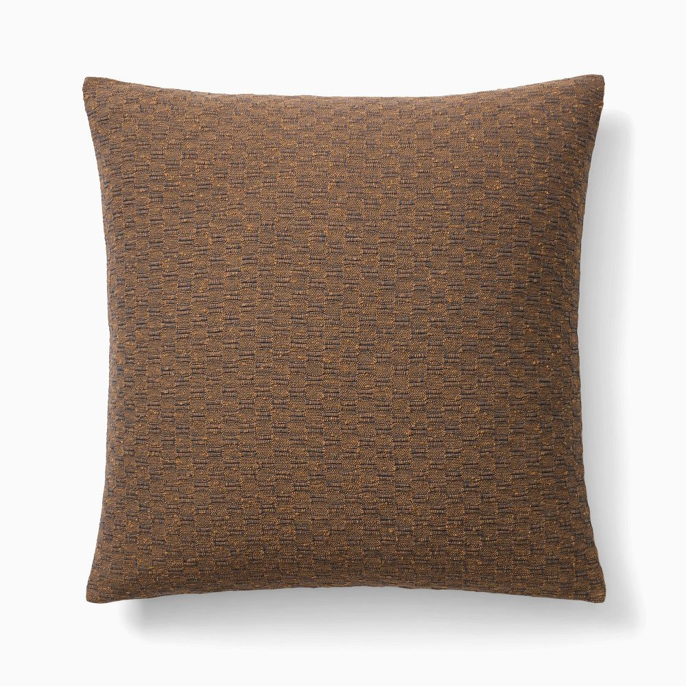Two-Tone Texture Pillow Cover | West Elm (US)
