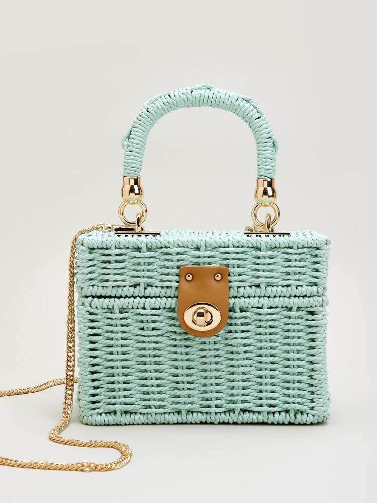 Braided Satchel Bag | SHEIN