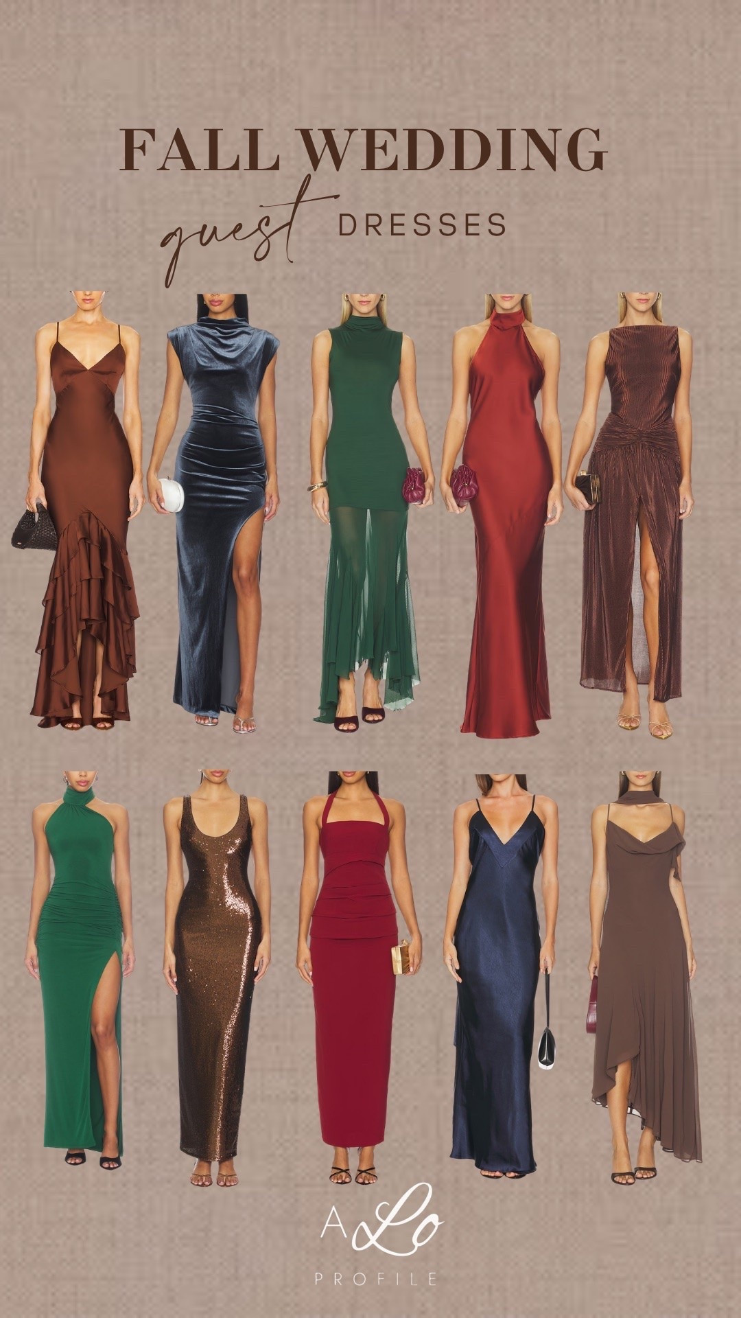 Fall Wedding Guest Outfit Inspo // Revolve, fall wedding guest, fall dress, wedding guest dresses, fall outfit, fall trends, fall fashion, fall fashion trends, trending for fall, fall outfit inspo