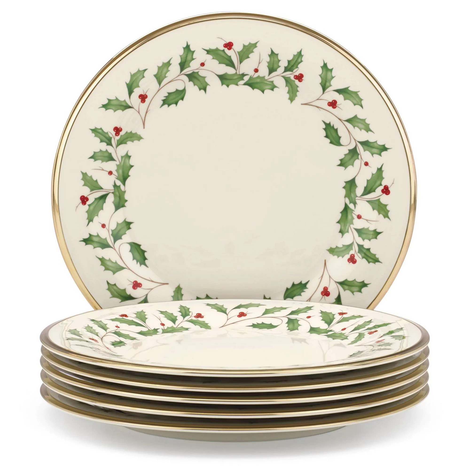 Lenox 6-Piece Holiday Dinner Plate Set | Kohl's