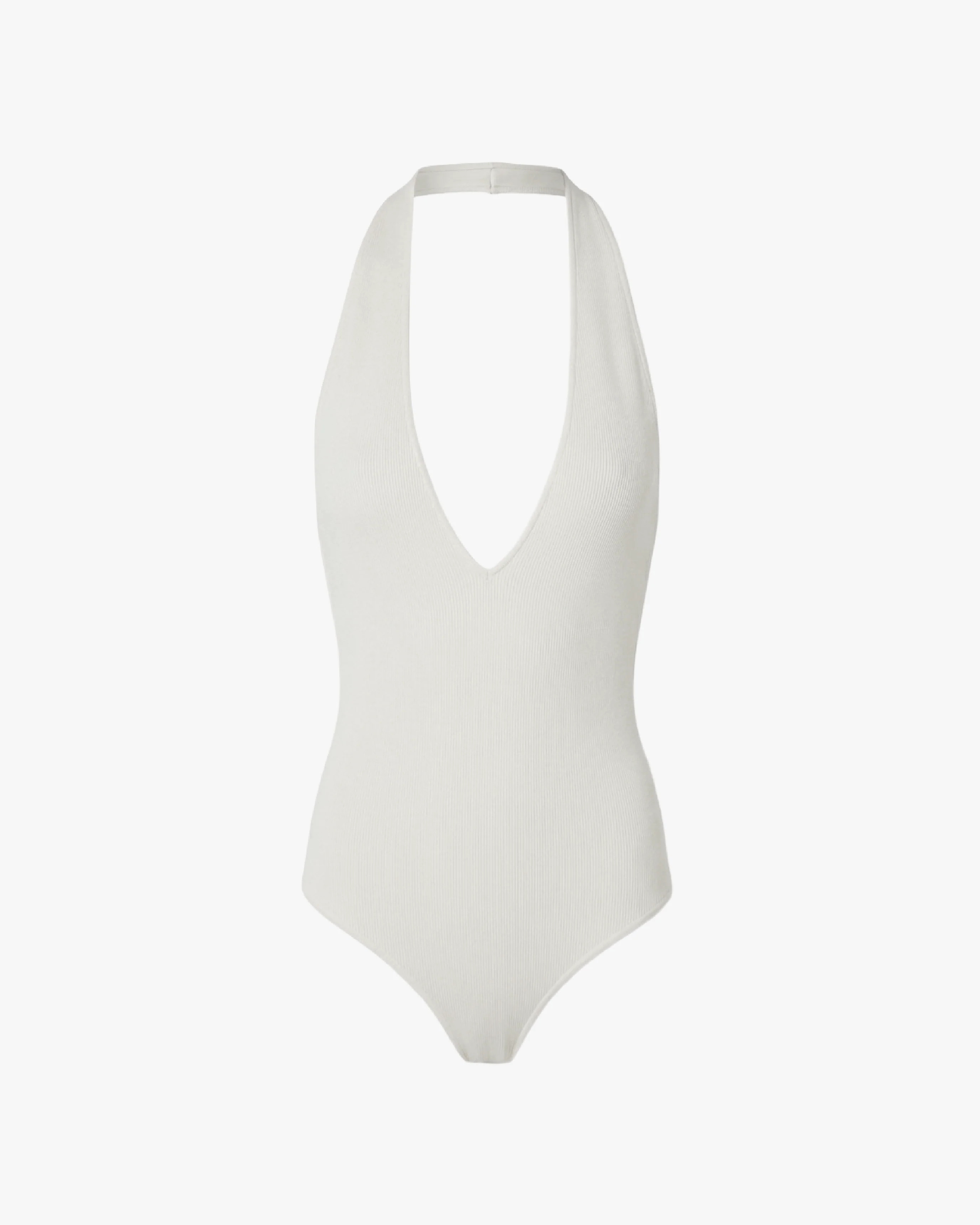 Deep V Halter Bodysuit | We Wore What