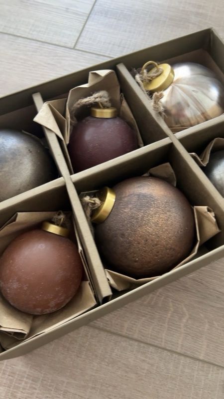My favorite Christmas Ornaments
These Crate & Barrel Rizzo textured ornaments are so beautiful. Loving the neutral earthy tones. Order now because they will sell out!

#LTKHoliday #LTKhome #LTKSeasonal