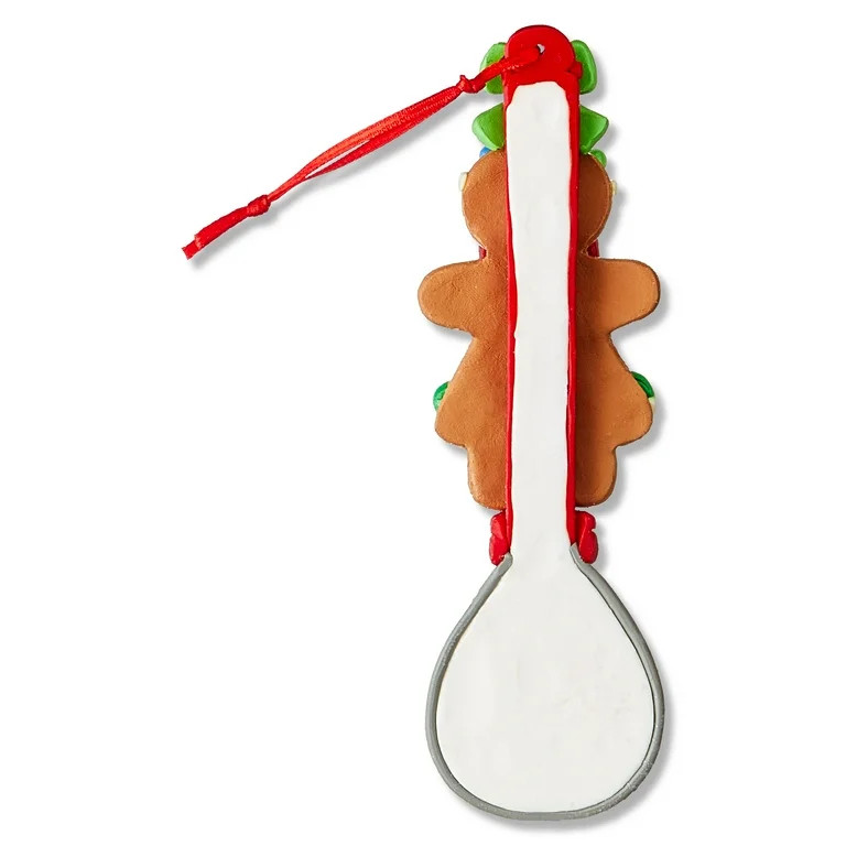 Multicolor Clay Dough Gingerbread Whisk Christmas Ornament, 5.5", by Holiday Time | Walmart (US)