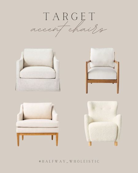 Shop my favorite accent chairs from Target! 

#LTKsalealert #LTKhome #LTKSeasonal