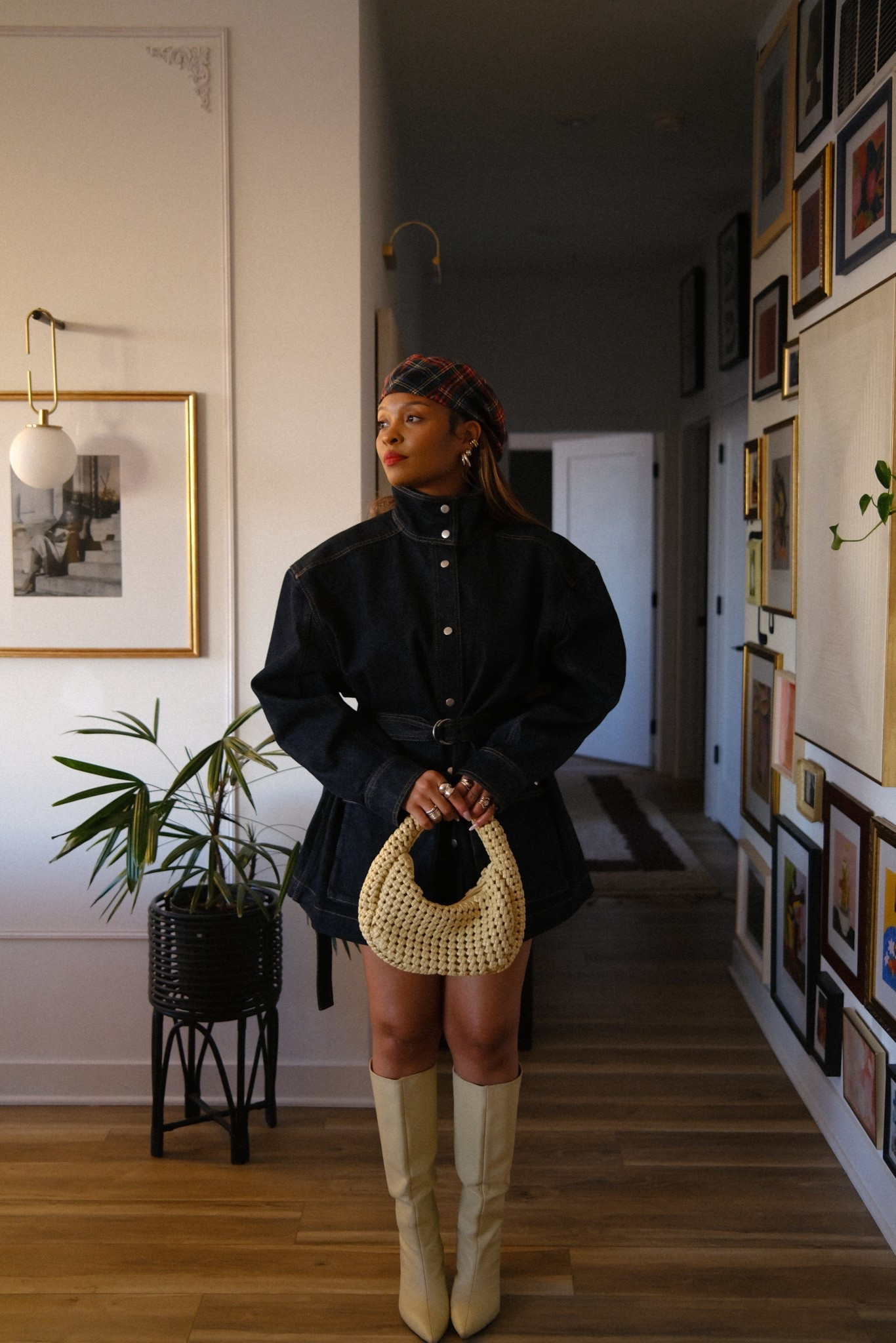 Swooning over this stunning denim jacket. I ordered a size Large to fit like a dress.  Enjoy! 🤍

#LTKootd #LTKgrwm #LTKNYFW