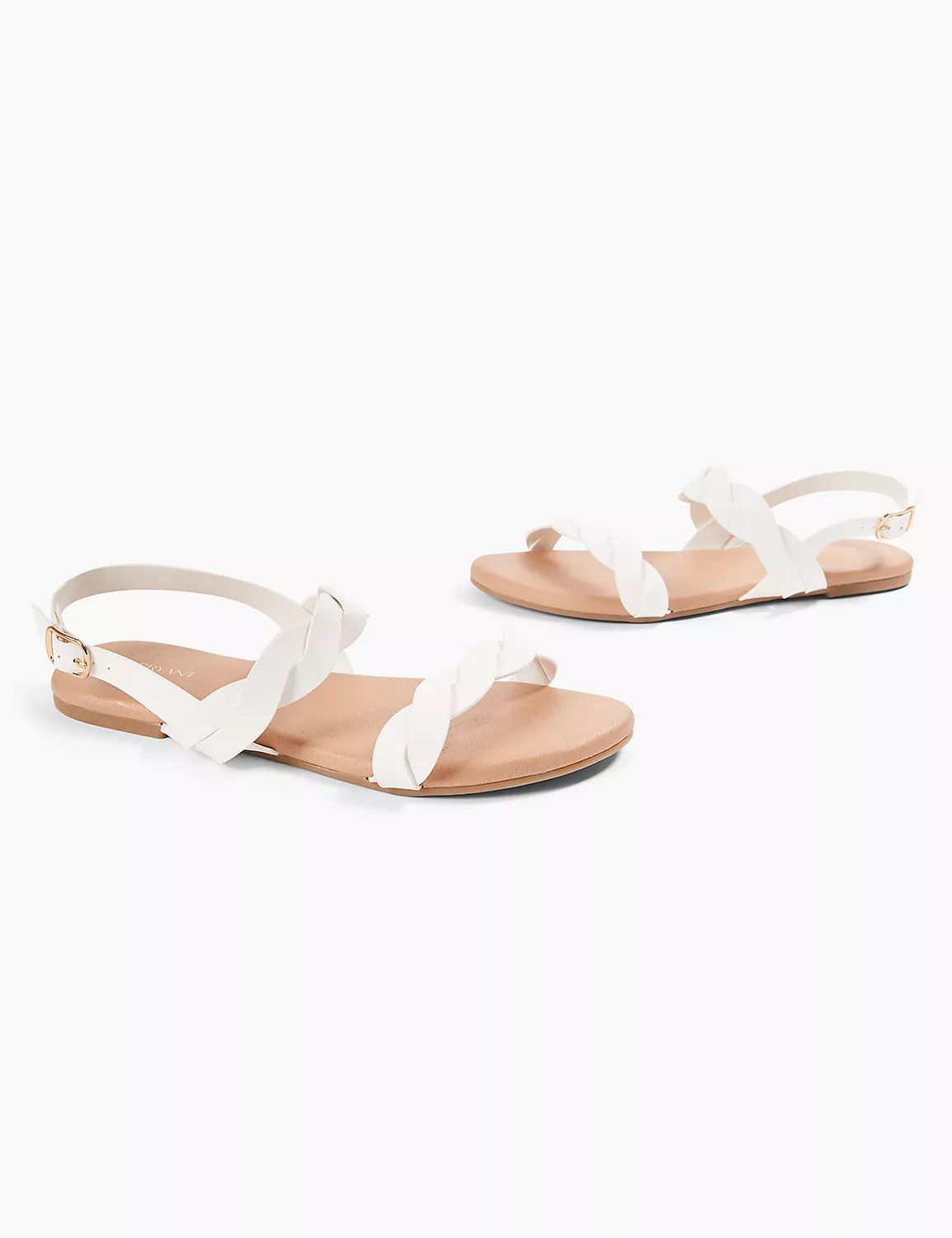 Dream Cloud Ankle-Strap Twist Sandal | LaneBryant | Lane Bryant (US)