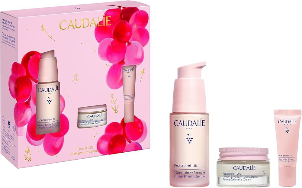 Caudalie Resveratrol-Lift Lift & Firm Essentials Skin Care Gift Set with Full-Size Resveratrol-Li... | Amazon (US)