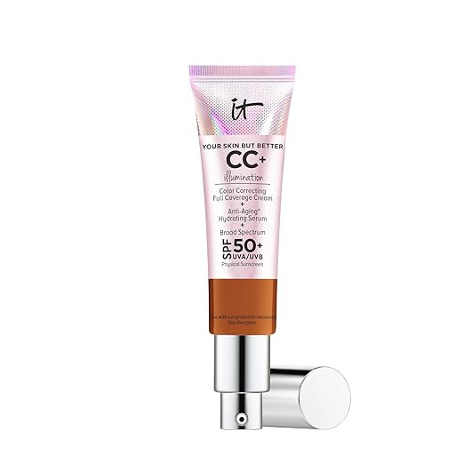 IT Cosmetics CC+ Cream Illumination - Radiant Full Coverage Foundation With SPF 50+, Color Correc... | Amazon (US)