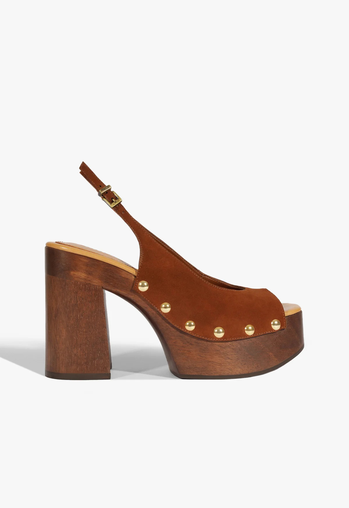 Rose Sling Platform Sandal | Brown Suede - SCHUTZ | Schutz (US)