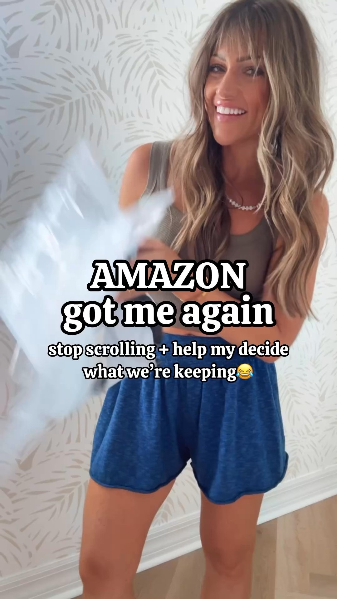 Latest Amazon order!! I’m wearing smalls in everything Amazon. Size down in the Aerie tees— they run big! I have XS in in the first two and XXS in the one paired with the black joggers. My tee with the joggers is XL from the little girls section. 
Lmk if you have any qs!! 

Memorial Day
Fourth of July
What to wear
Amazon outfit
Look for less
What to wear
Spring to summer
Summer outfit ideas
Vacation outfits 
Wedding guest dress
Summer wedding
Outdoor wedding