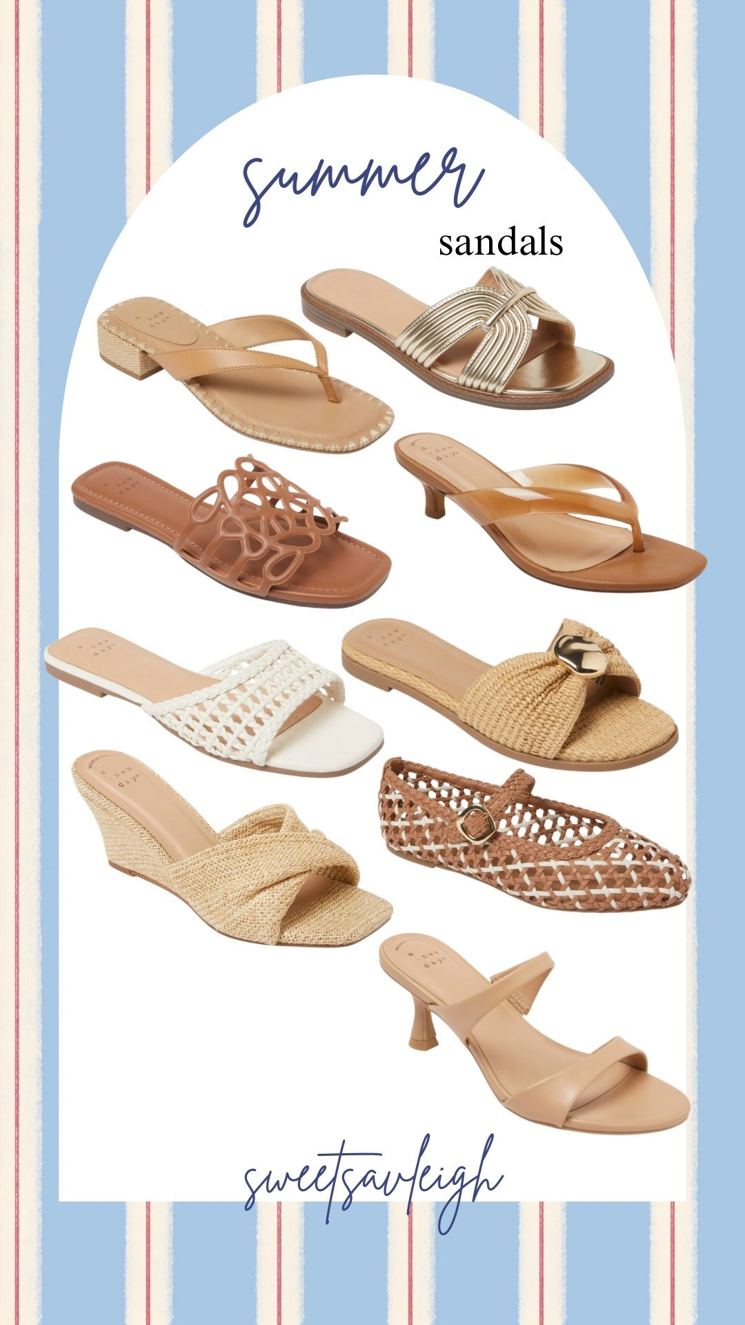 Summer sandals under $40!