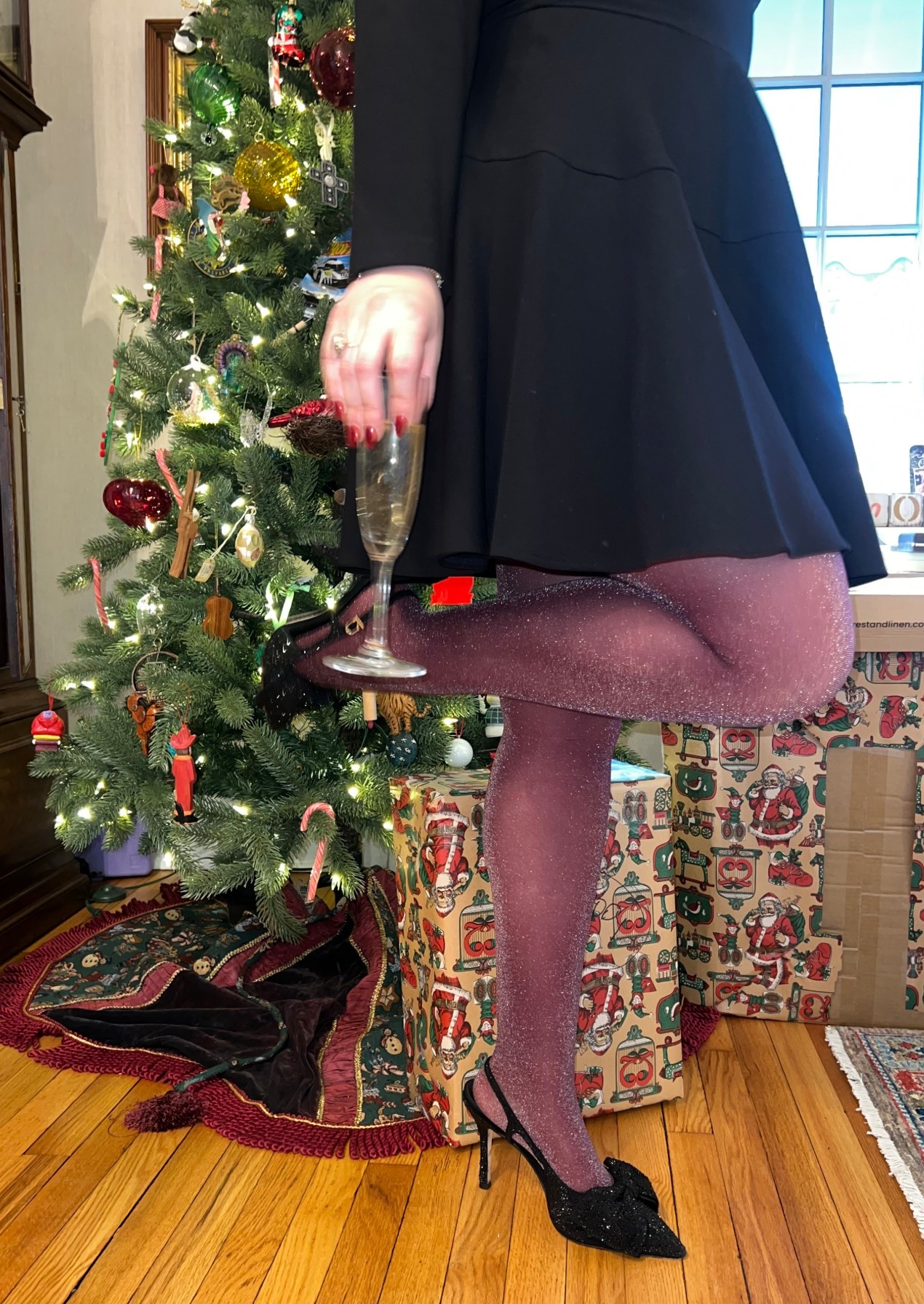 Sparkle tights! 

#LTKHoliday #LTKFindsUnder50 #LTKSaleAlert