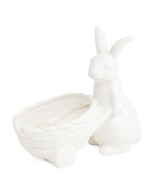 Bunny With Cart Candy Dish | TJ Maxx