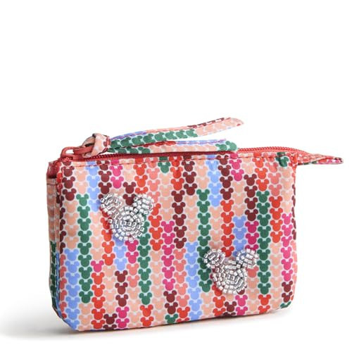 Vera Bradley Women's Disney Nylon Accordion Card Case, Mickey Meadow Stripe, One Size | Amazon (US)