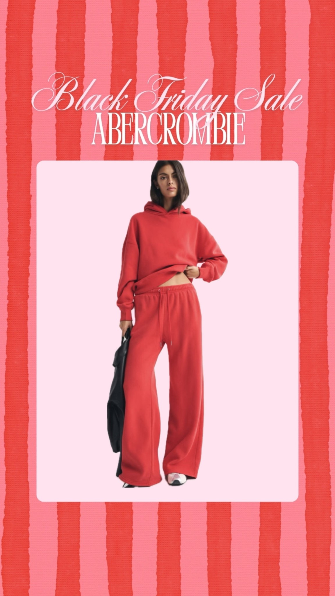 Use stackable code “CYBERAF” for additional 15% off!!!

Abercrombie sale finds! Set comes in so many colors. 

Sweatsuit. Red. Holiday. Casual outfit. Athleisure  

#LTKFindsUnder100 #LTKCyberWeek #LTKHoliday