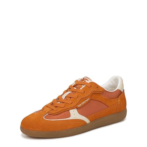 Sam Edelman Women's Kallen Sneaker Orange Blaze 8.5 M | Amazon (US)