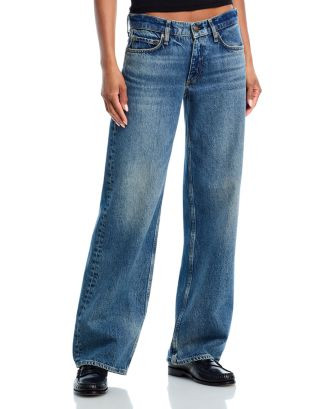 Saige Low Rise Relaxed Straight Jeans | Bloomingdale's (AU)