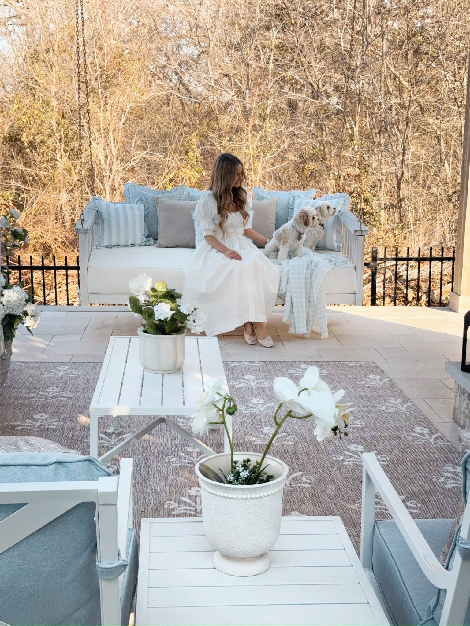 The puppies and I are THRILLED that patio season is here! Our Cambria collection of patio furniture is perfect to lounge on in this beautiful weather!  

 #LTKSeasonal #LTKHome