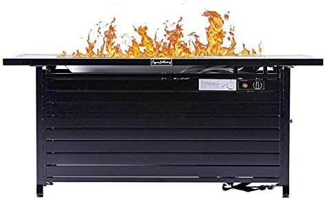 Amazon.com : LEGACY HEATING 57 inch Propane Fire Pit Table Outdoor Gas Fire Pit Table, 50000BTU F... | Amazon (US)